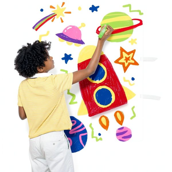 Funcils Washable Paint Sticks Non Toxic Kids Art Supplies-7