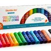 Shuttle Art Tempera Paint Sticks 15 Colors Fast Drying-0