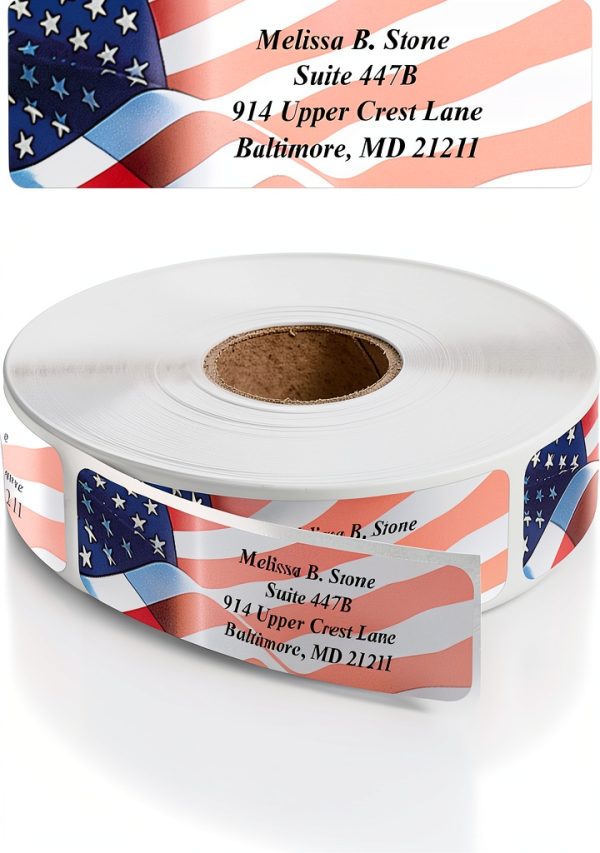 ARTISTIC DIRECT Patriotic Address Labels Self Adhesive-1