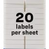 Avery Address Labels White Matte Paper 1x4 Inch-4