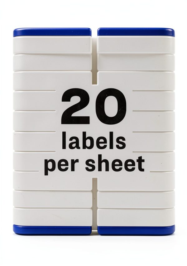 Avery Address Labels White Matte Paper 1x4 Inch-4