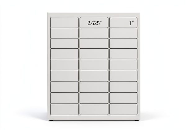 FungLam Address Labels White Adhesive 3000 Labels-1
