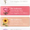 Flower Address Labels Personalized Self Adhesive Made in USA-0