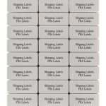 FungLam Address Labels White Adhesive 3000 Labels-0