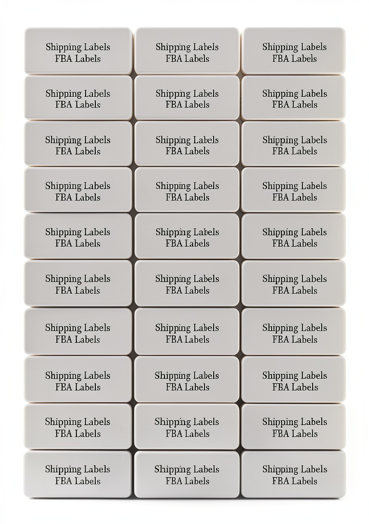 FungLam address labels on a sheet ready for printing
