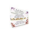 Glitter Owl Address Labels White Rectangular Paper 50 Pack-1