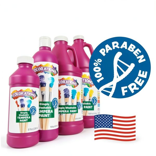 Colorations Washable Tempera Paint Paraben-Free Kids Art-1