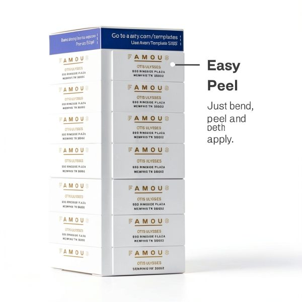 Avery Clear Address Labels Easy Peel Inkjet Printable-2
