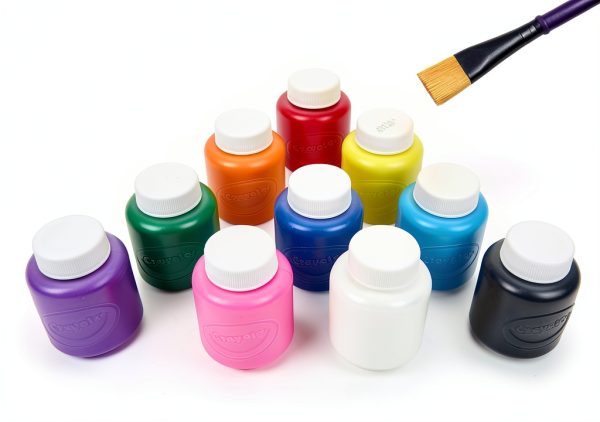 Crayola Washable Kids Paint Set 10 Colors Acrylic-2