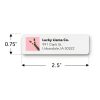 Bunny Badges Photo Address Labels Customizable White Paper-3
