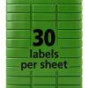 Avery Neon Address Labels Printable Laser Inkjet Assorted-5