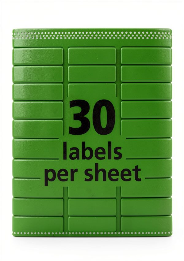 Avery Neon Address Labels Printable Laser Inkjet Assorted-5