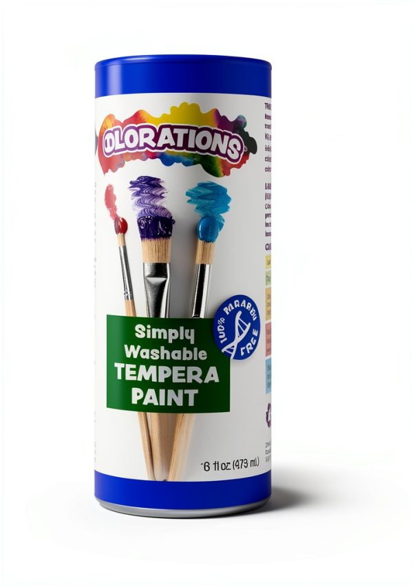 Colorations Washable Tempera Paint Paraben-Free Kids Art-5