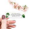 Glitter Owl White Address Labels High Gloss Finish-2