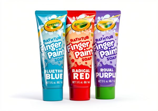 Crayola Washable Bathtub Finger Paints Kids Creative Fun-2