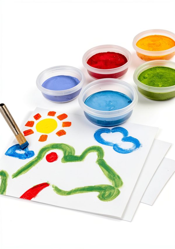 Crayola Spill Proof Washable Paint Kit for Kids Art-9