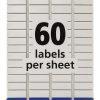 Avery Clear Address Labels Easy Peel Inkjet Printable-4