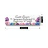 Glitter Owl Address Labels White Rectangular Paper 50 Pack-2