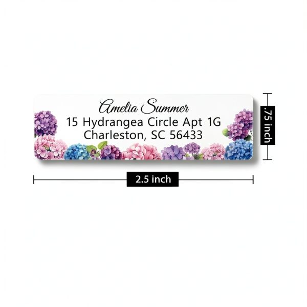 Glitter Owl Address Labels White Rectangular Paper 50 Pack-2