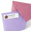 Bunny Badges Photo Address Labels Customizable White Paper-2