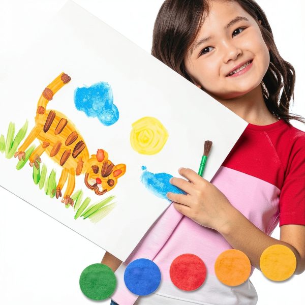 Crayola Spill Proof Washable Paint Kit for Kids Art-1