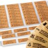 500Labels Custom Address Labels Gold Paper Office Supplies-0