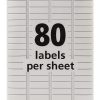 Avery Clear Address Labels Polypropylene Easy Peel-4