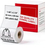 Ponek Thermal Labels White Square Plastic Office Supplies-0