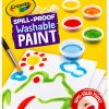 Crayola Spill Proof Washable Paint Kit for Kids Art-0