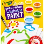 Crayola Spill Proof Washable Paint Kit for Kids Art-0