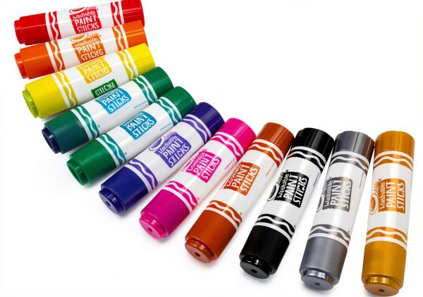 Crayola Kids Paints Assorted Colors Dry Paint Sticks-5