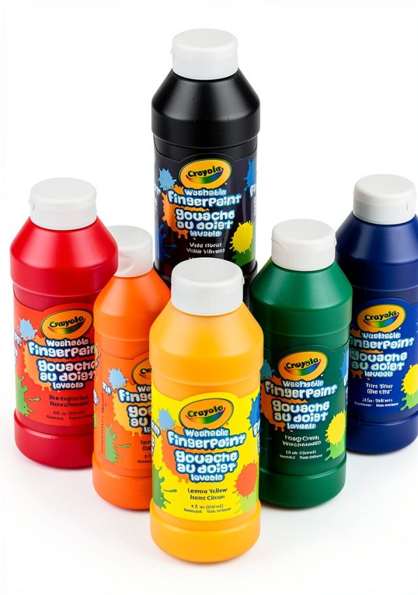 Crayola Kids Finger Paints Washable Art Supplies-0