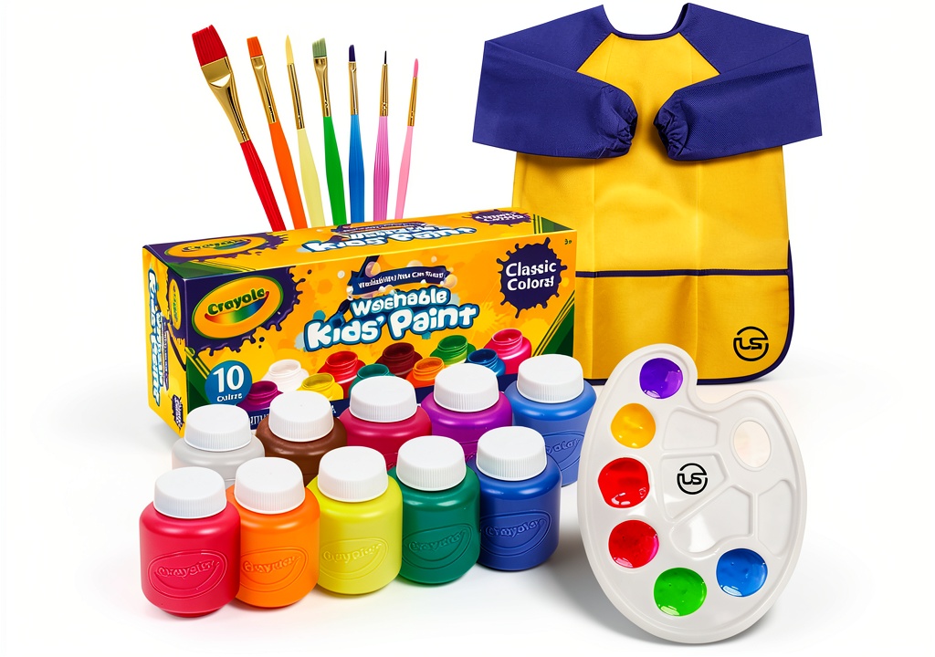 Kids Washable Paint Set by The Mega Deals