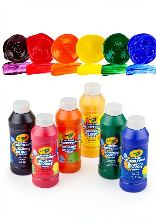 Crayola Kids Finger Paints Washable Art Supplies-1