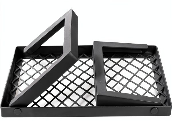 Camping Grill Grate Amazon Basics Portable Black 237sqin-1