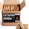 Fatwood Fire Starter Sticks 10LB W&E Choice Natural Pine 130-180 pcs-0