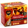 Zip 100537048 All Purpose Firestarter Cubes 16 Count, White Label-1