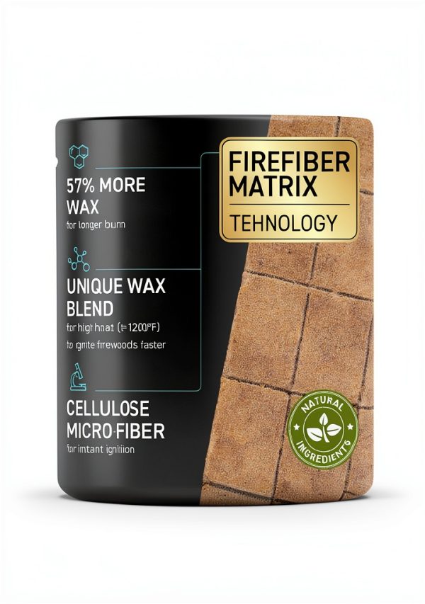 Fire Starter Cubes 160 pcs FOREVER PINE Natural Waterproof Odorless-4