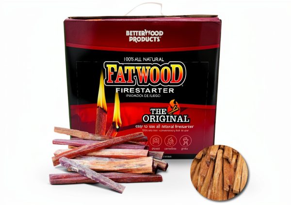 Betterwood 10lb Fatwood Pine Firestarter Water‑Resistant for Campfire-1
