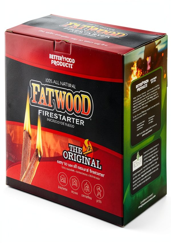 Betterwood 10lb Fatwood Pine Firestarter Water‑Resistant for Campfire-0