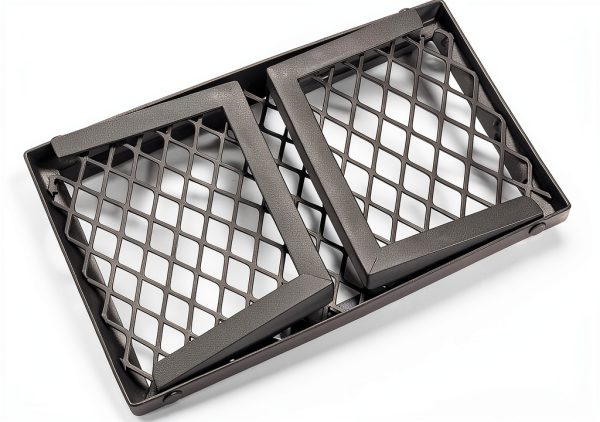 Camping Grill Grate Amazon Basics Portable Black 237sqin-2