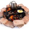 Camping Grill Grate Amazon Basics Portable Black 237sqin-7