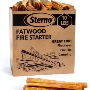 Sterno Fatwood Fire Starter Sticks 10 lb Resin‑Rich Pine Wood-0